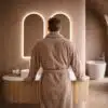 IMG317 Peignoir de bain sable dans une ambiance spa