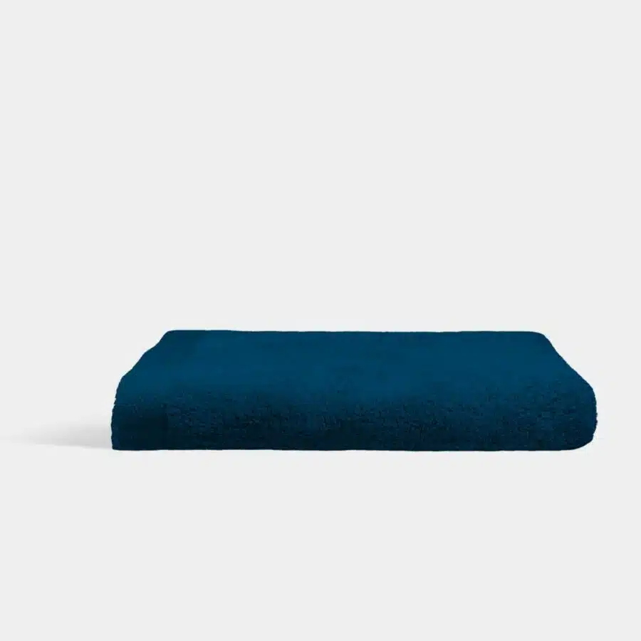 linge de bain bleu nuit