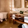 drap de bain et serviette de bain eco resort luxe saint barthelemy