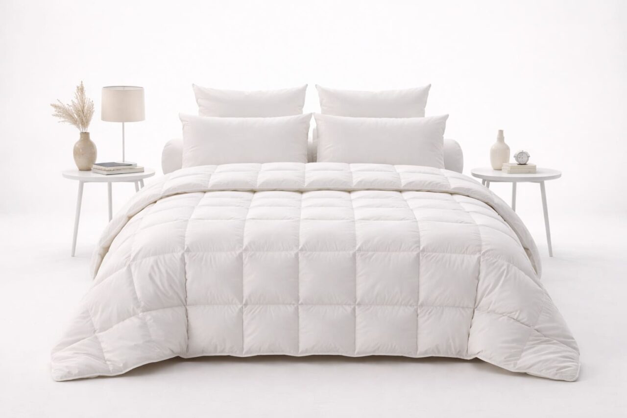 Couette luxe en bambou pour chambre d’hôtel élégante