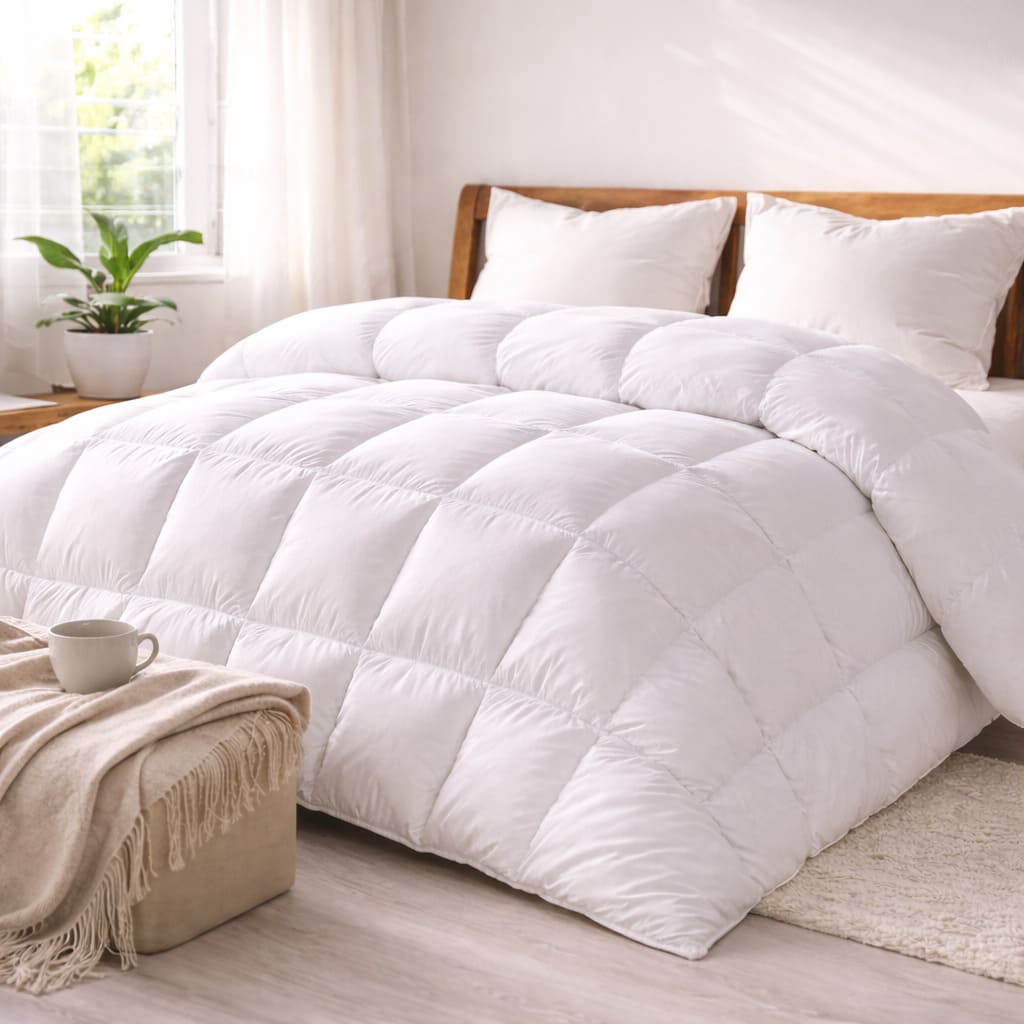 Couette haut de gamme pour hôtel, garnissage premium et confort optimal