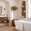 Drap de bain en fibre de bambou grand format ultra absorbant